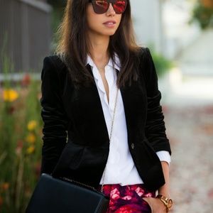 Banana Republic velvet blazer